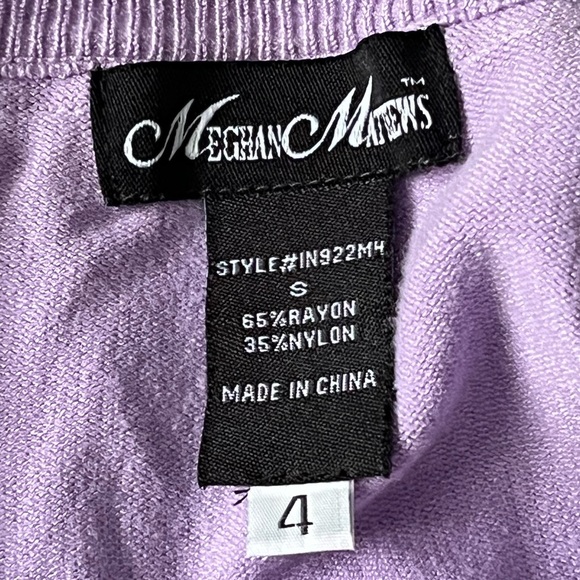 Vintage Lilac Cardigan - Picture 3 of 3